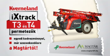 Kverneland iXtrack T3-T4 vontatott permetezők