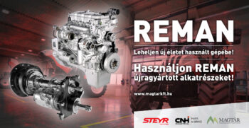 reman használt gép felújítás alkatrész